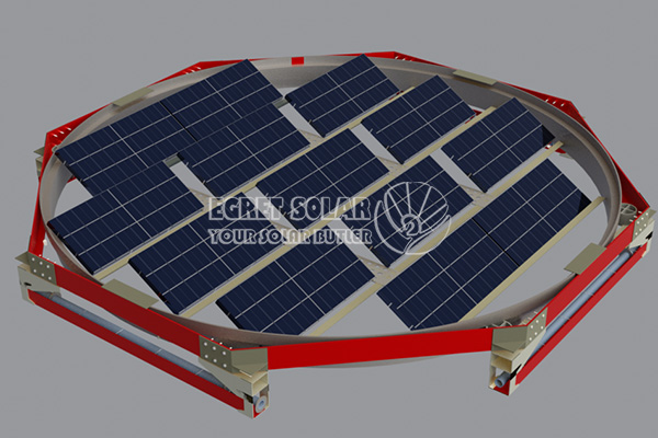 Floating PV ကို compressed air energy storage ဖြင့် ပေါင်းစပ်ထားသည်။