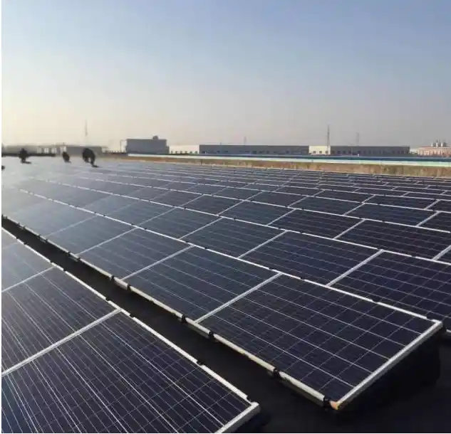 HDPE ပလပ်စတစ် Ballsted Solar Bracket