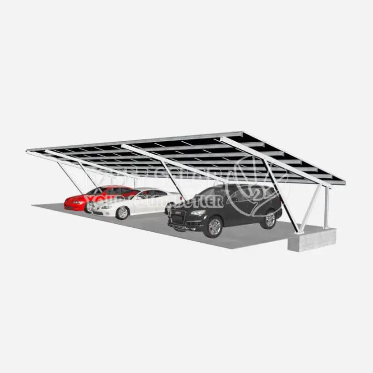 တစ်ခုတည်း V-Column Solar Carport Mounting System