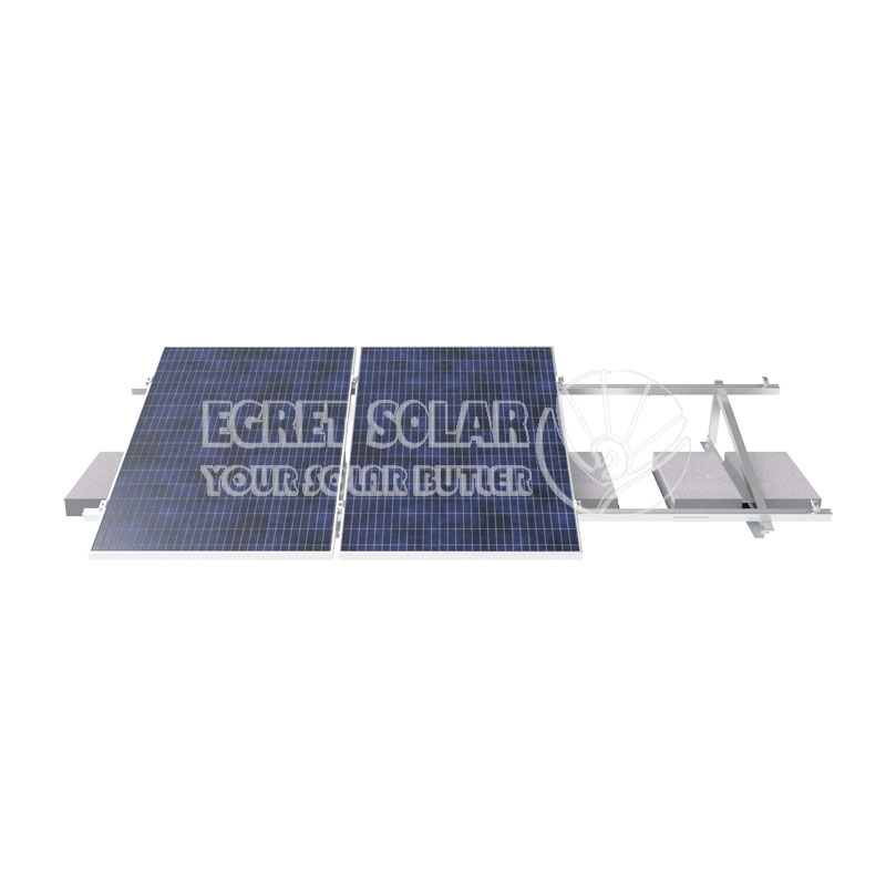 Solar Flat Concrete Roof Mounting စနစ်