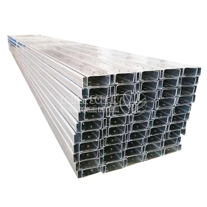 နေရောင်ခြည်စွမ်းအင်သုံး panel bracketet က C သံမဏိပရိုဖိုင်း