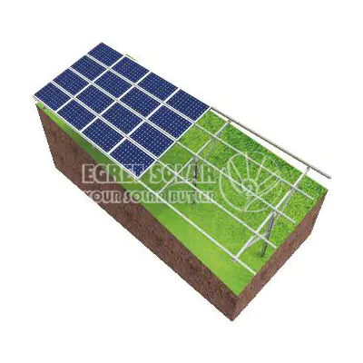 Solar Pile Foundation Ground Mounting စနစ်